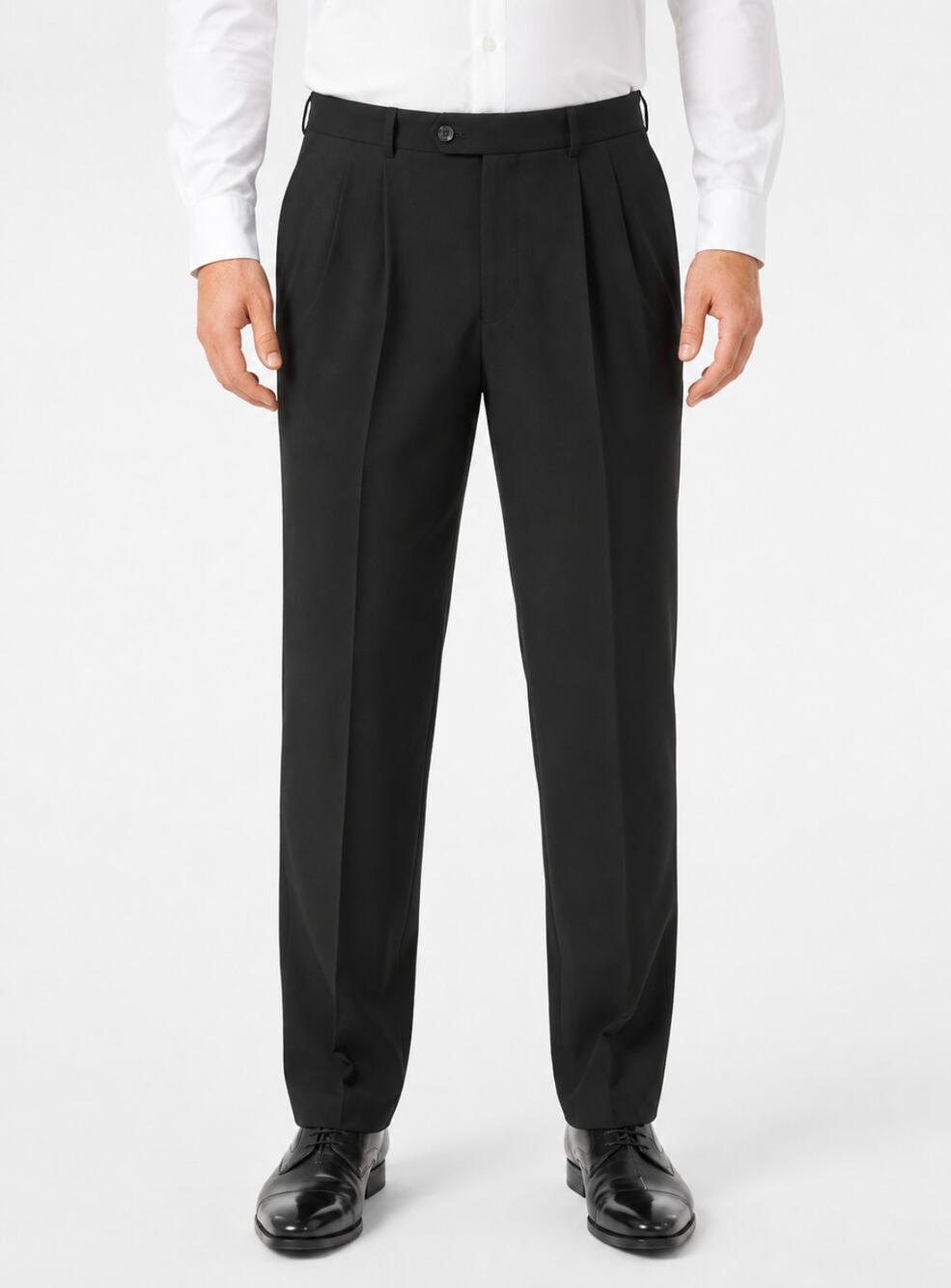 OPPOSUITS Mens Tuxedo Dress Pants 38 x 34 Black Pleated Slim Straight Leg NWOT